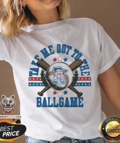 Top Minnesota Twins Take Me Out To The Ballgame V-neck