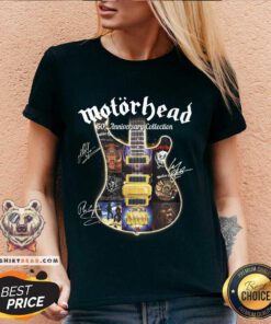 Top Motorhead 50th Anniversary Collection Best Albums Rock V-neck