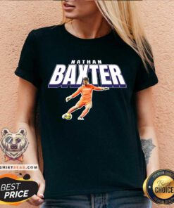 Top Nathan Baxter Football V-neck