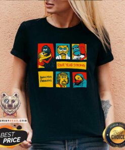 Funny Four Years Strong Analysis Paralysis V-neck