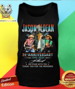 Funny Jason Aldean 26th Anniversary 1998-2024 Tank-top