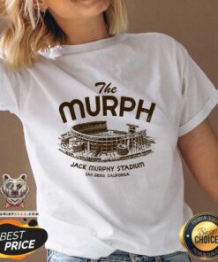 Funny The Murph Jack Murphy Stadium V-neck