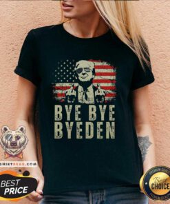 Good Donald Trump Bye Bye Biden V-neck
