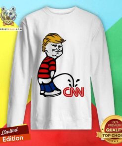 Good Donald Trump Piss On CNN Fake News Sweatshirt
