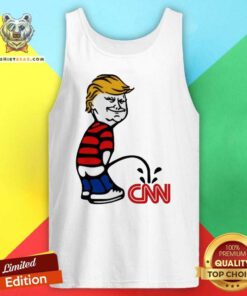 Good Donald Trump Piss On CNN Fake News Tank-top