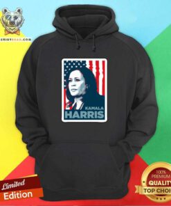 Good Kamala Harris America Flag Retro Hoodie