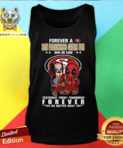 Great A San Francisco 49Ers x Marvel Fan Yesterday Today Tomorrow Tank-top