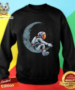 Great Space Moon Planets Astronomy Astronaut Sweatshirt