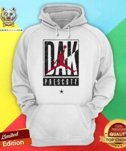 Hot Dak Prescott Jordan Dallas Cowboys White Cut Box Hoodie
