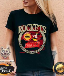 Hot Houston Rockets Hardwood Classics Vintage Soul Crown Jewels V-neck