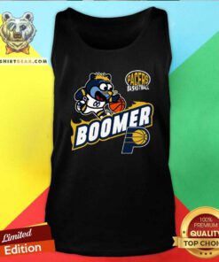 Hot Indiana Pacers Mascot Basketball Boomer Tank-top