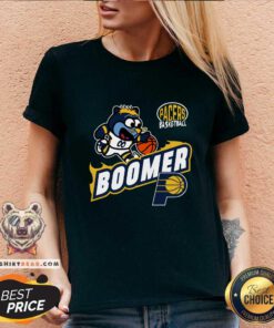 Hot Indiana Pacers Mascot Basketball Boomer V-neck