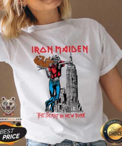 Hot Iron Maiden The Beast In New York V-neck