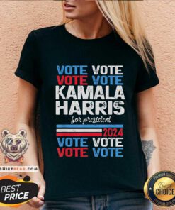 Hot Kamala Harris 2024 Harris For President V-neck