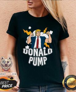Hot Muscle Donald Pump V-neck