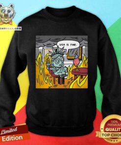 Hot USA Is Fine Sweatshirt
