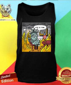 Hot USA Is Fine Tank-top