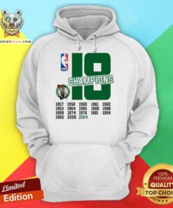 Nice 18 Champions NBA Boston Celtics 2024 Hoodie