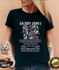 Nice Jacoby Jones Baltimore Ravens 1984-2024 Rest In Peace Jacoby V-neck