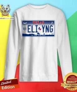 Nice Texas Eli Young Band License Plate Sweatshirt