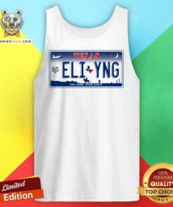 Nice Texas Eli Young Band License Plate Tank-top