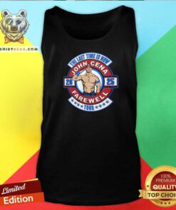 Nice The Last Time Is Now John Cena Farewell 2025 Tour Tank-top