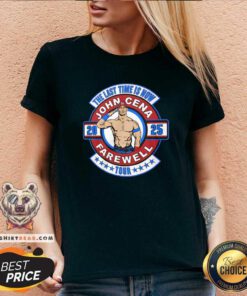 Nice The Last Time Is Now John Cena Farewell 2025 Tour V-neck
