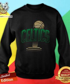 Official Boston Celtics 2024 NBA Finals Champions Fadeaway Retro Wash Sweatshirt