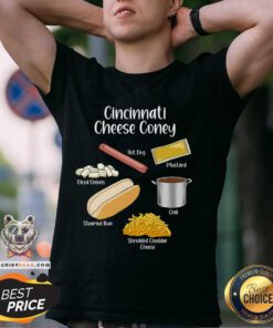 Official Cincinnati Cheese Coney Icons T-Shirt