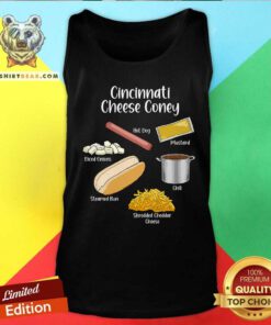 Official Cincinnati Cheese Coney Icons Tank-top