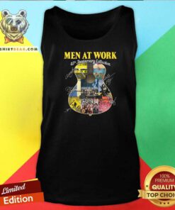 Official Men At Work Band 45th Anniversary Collection Tank-top