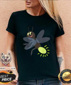 Original Lightning Bug Firefly Buggy Bug V-neck