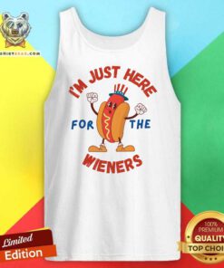 Premium I'm Just Here For The Wieners Tank-top