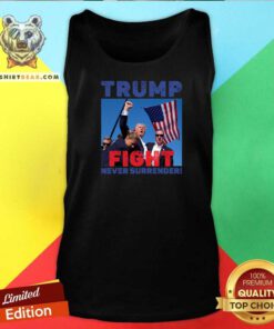 Premium Trump Fight Trump Never Surrender Tank-top