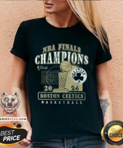 Pretty Boston Celtics 2024 NBA Finals Champions Big & Tall V-neck