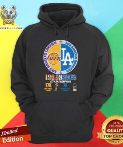 Pretty Los Angeles Lakers x Los Angeles Dodgers Of Champions Hoodie