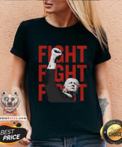 Top Fight Fight Fight Trump 2024 V-neck