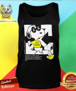 Top Joe Kaws Off White Snoopy Doopy Tank-top
