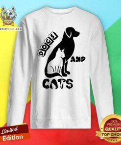 Awersome Cool Dog And Cats Sweatshirt
