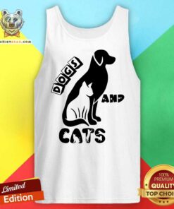 Awersome Cool Dog And Cats Tank-top