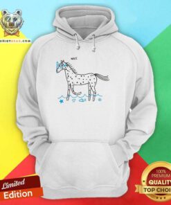 Awesome Horse Nice Vamos A La Playa Hoodie