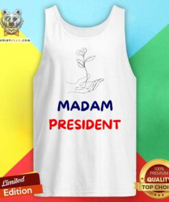 Awesome Madam President Kalama Harris Flower Tank-top
