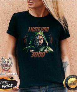 Awesome Marvel Iron Man I Hate You 3000 V-neck