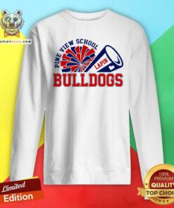Awesome Pine View School Lapin BullDogs Football Mascot Sweatshirt