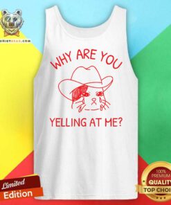 Awesome Sad Cowboy Cat Meme Tank-top