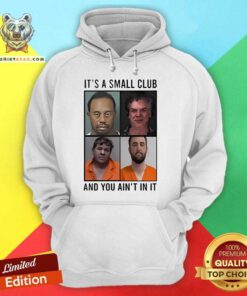 Awesome Scottie Scheffler And Tiger Woods It's A Small Club Hoodie