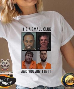Awesome Scottie Scheffler And Tiger Woods It's A Small Club V-neck
