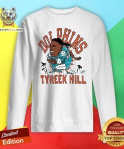 Awesome Tyreek Hill Miami Dolphins Homage Caricature Player Sweatshirt