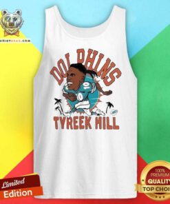 Awesome Tyreek Hill Miami Dolphins Homage Caricature Player Tank-top