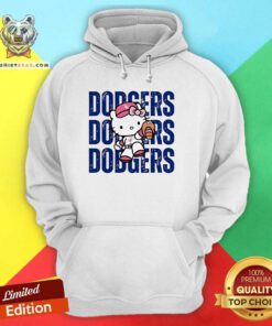 Funny Hello Kitty Los Angeles Dodgers Hoodie